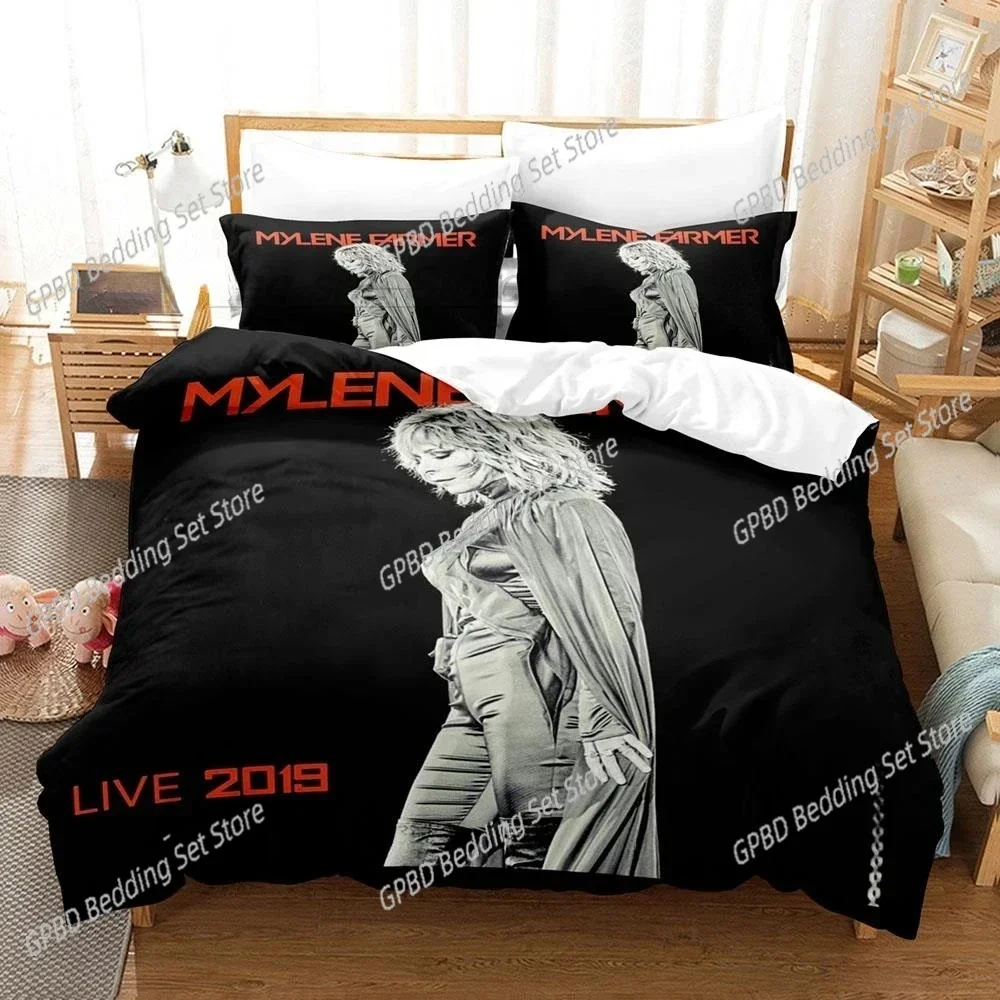Mylene-Juego de cama de granjero, juego de cama individual, doble, tamaño Queen y King, funda nórdica para dormitorio de adultos, conjunto de ropa de cama 3D