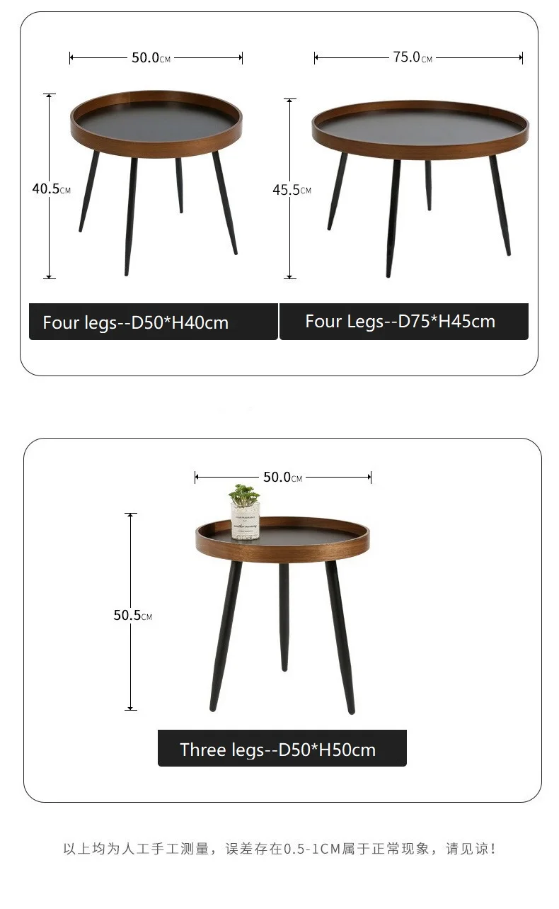 Formwell-Pequena Mesa De Café, Mesa Lateral, Mesa Final Para Sofá, Borda De Canto, Design Superior, Pernas De Metal Em Revestimento Em Pó, NGL19