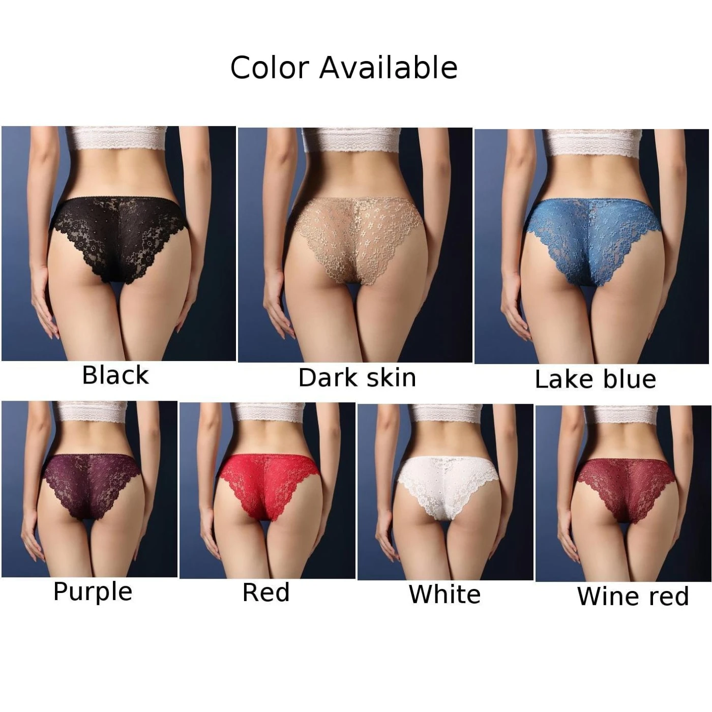 Thongs Women Women's Sexy Lace Panties Ultra Thin Seamless G String Lingerie Underwear Briefs in Multiple Colors