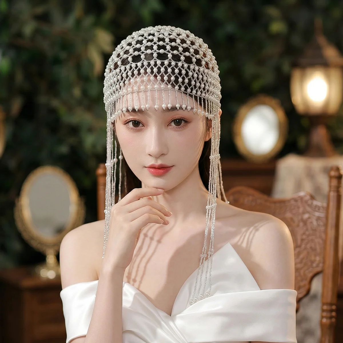 Luxury Pearls Beaded Headwrap  – Women'S Formal Accessories Bewertung und Preis