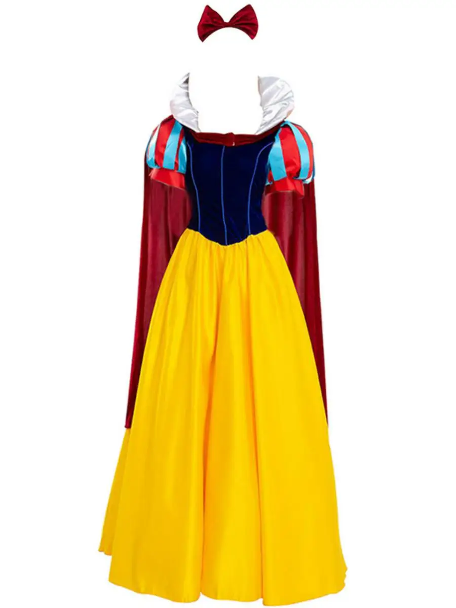 Halloween Rok Stage Performance Spel Sneeuwwitje En Dwerg Volwassen Cosplay Kostuum Polyester Materiaal Etnisch Toneelkostuum