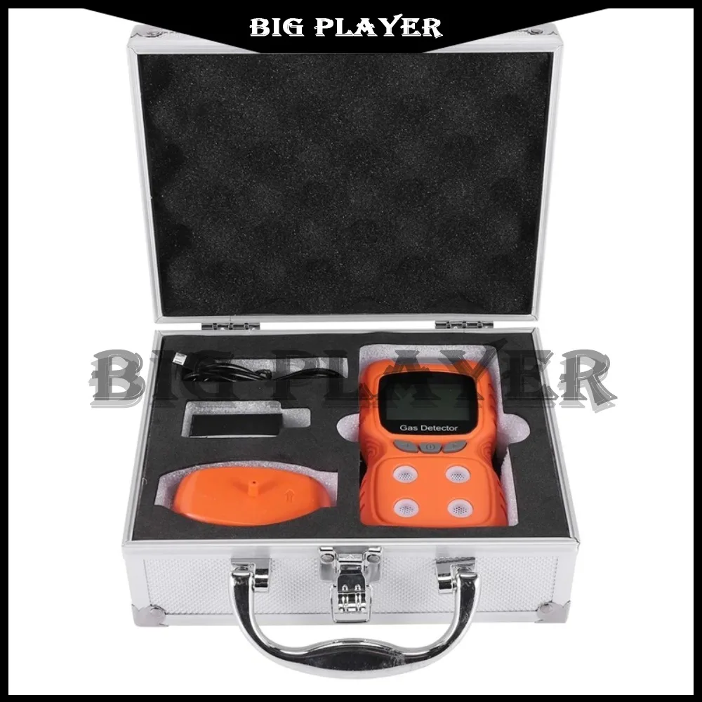 Reliable 4 In 1 Gas Analyzer - Portable CO H2S O2 Leak Detector With High Precision
