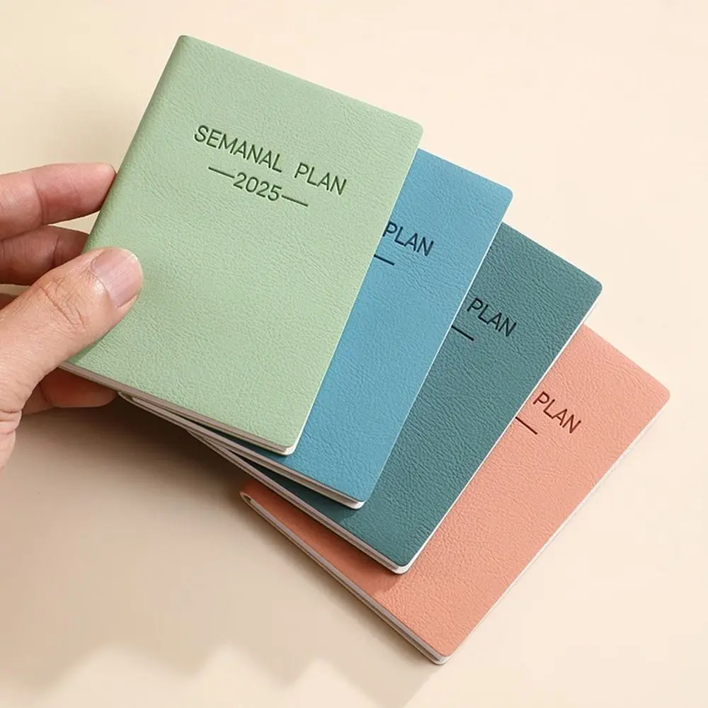 Простой портативный блокнот-планировщик на 2025 год с испанской раскладкой