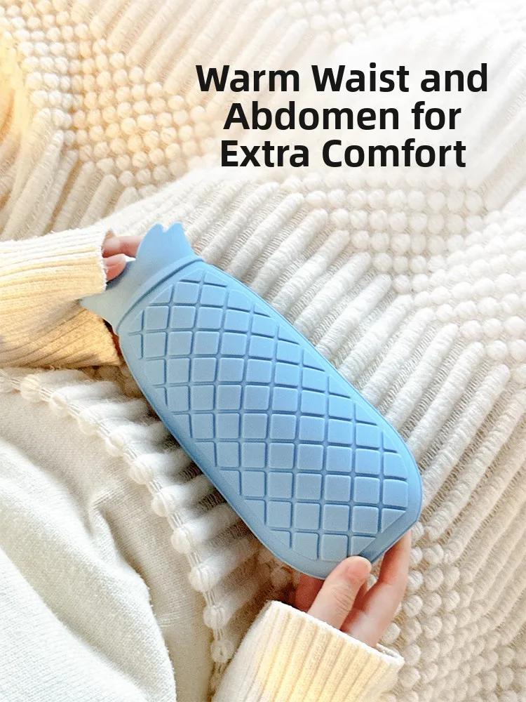 

Грелка Thiened для облегчения менструальных болей, грелка для рук, специальное использование в постели, для студентов, с наполнением водой, для снятия тепла и боли, не взрывающаяся