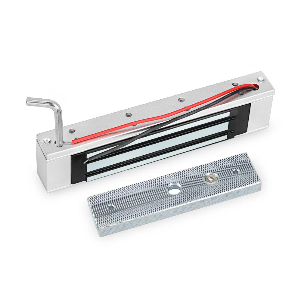 Elektryczny zamek do drzwi Zamek magnetyczny 180kg/350lbs Zasilacz DC12V Wspornik metalowy opcjonalnie Nadaje się do zestawu systemu kontroli dostępu