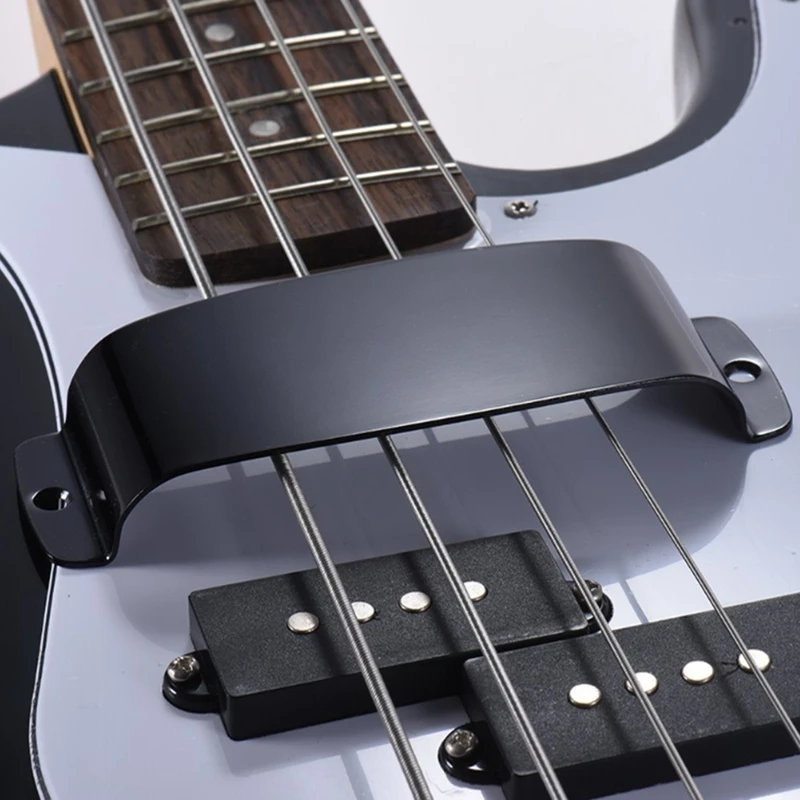 !CLOS! 1Pcs Steel Electric Guitar Pickup Cover Protector for Jazz Bass JB Electric Bass Guitar for Fender with 2 Screws Silver