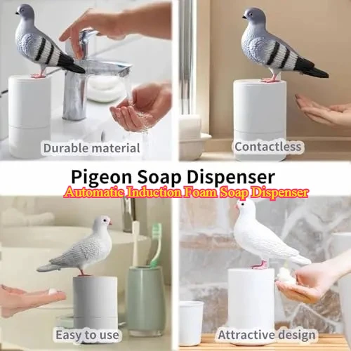 

Автоматический индукционный дозатор пенного мыла — бесконтактный гигиенический дозатор тонкой пены в форме голубя