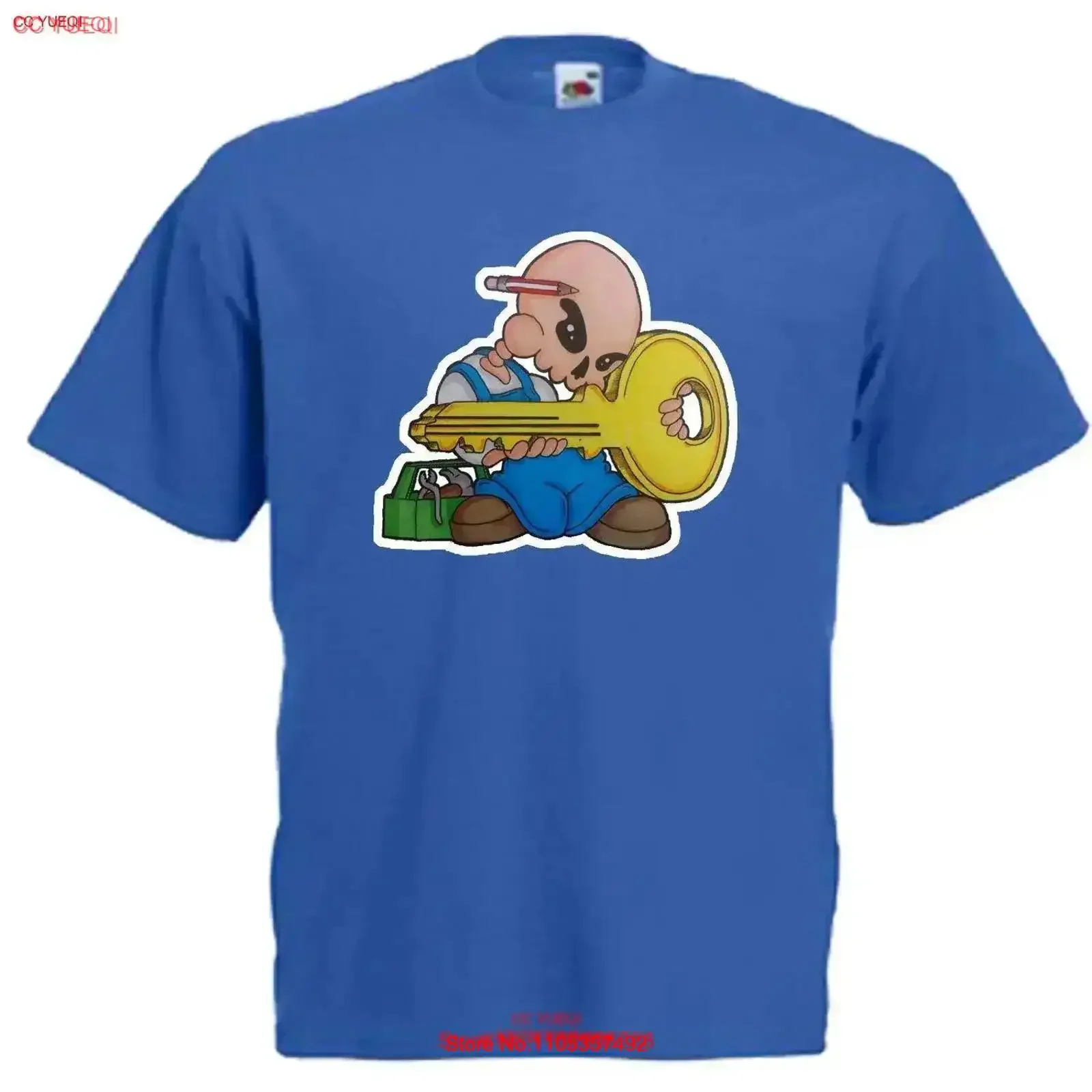 Locksmith Mens T Shirt 12 Colours Size S 3XL vintage Washed Unisex Casual Stretched Top For Everyday Wear designer clothes