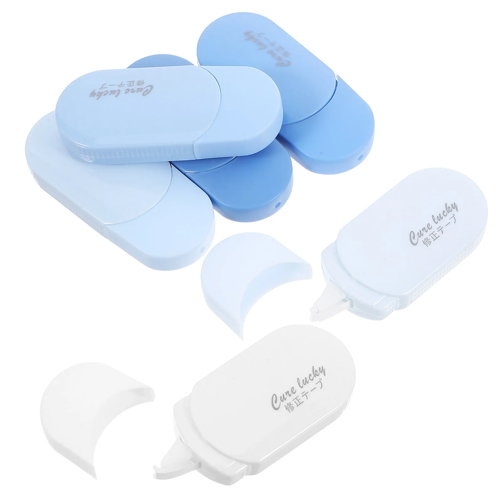 1Set Correction Tape Student Stationery White Correction Tape Smooth Break Resistant for Home Office School Study Supplies