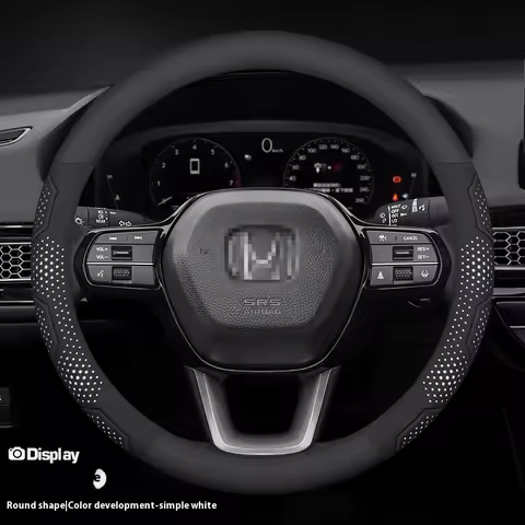 For Honda TYPE R Accord Civic HRV CRV CITY Jazz Pilot Odyssey Spirior FIT Carbon fiber Car Steering Wheel Cover Auto Accessories
