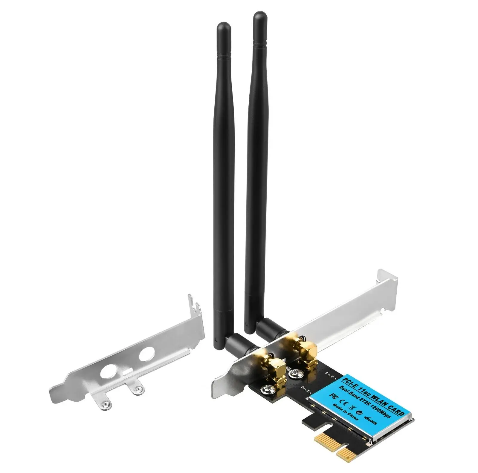 

1200Mbps PCI-E Wireless WiFi Card 2.4G/5G Dual Band Network Adapter