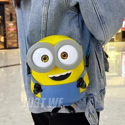 Minions Popcorn Bucket Series Peripheral Satchel Modeling Cup Otto Cycling Movie Exclusive Cinema Collection Children'S Gift Toy