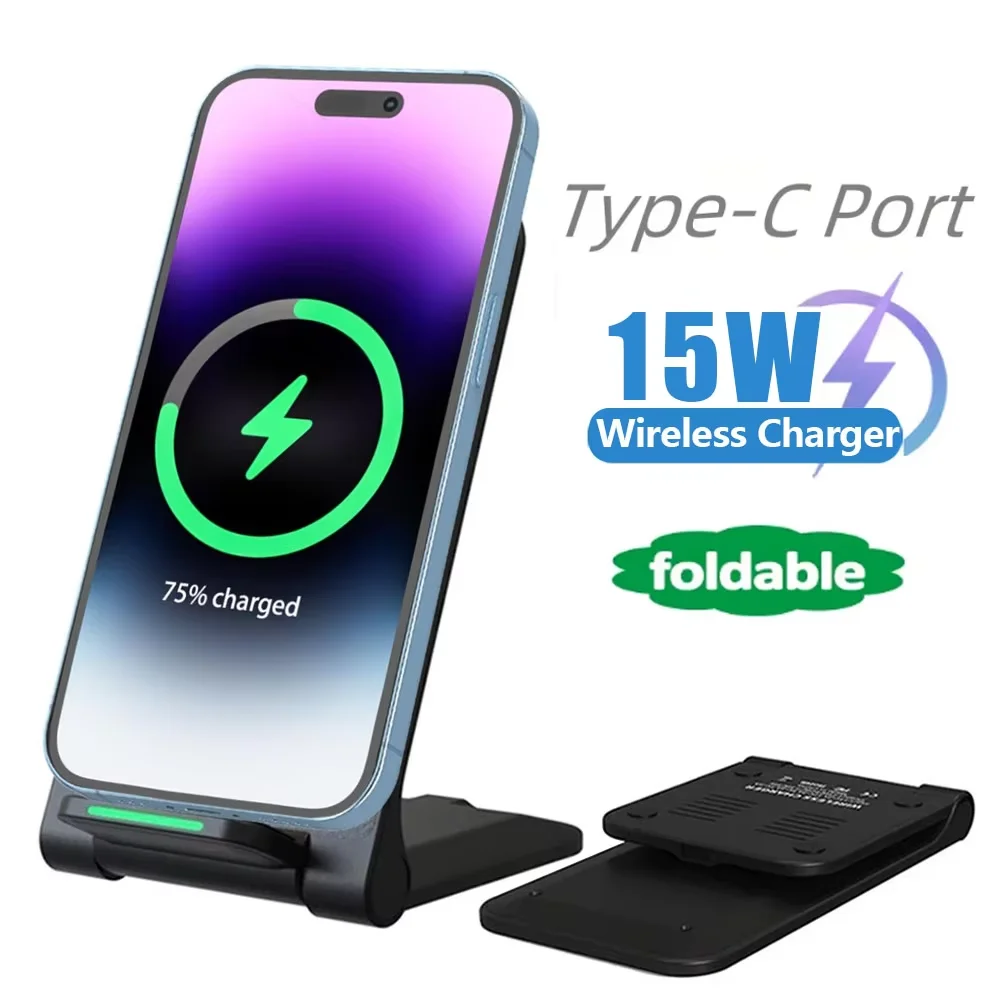 

Foldable Wireless Charging for Xiomi Mi 12 11 Ultra Mix 4 Honor V30 Pro Xiaomi Mi 12S Wireless Charger Pad USB Type-C