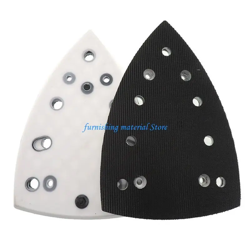 Y5GD 三角フックとループ サンディング ディスク 4 ネイル 7 穴 研磨ディスク 便利な交換プレート 400-REQ に適合