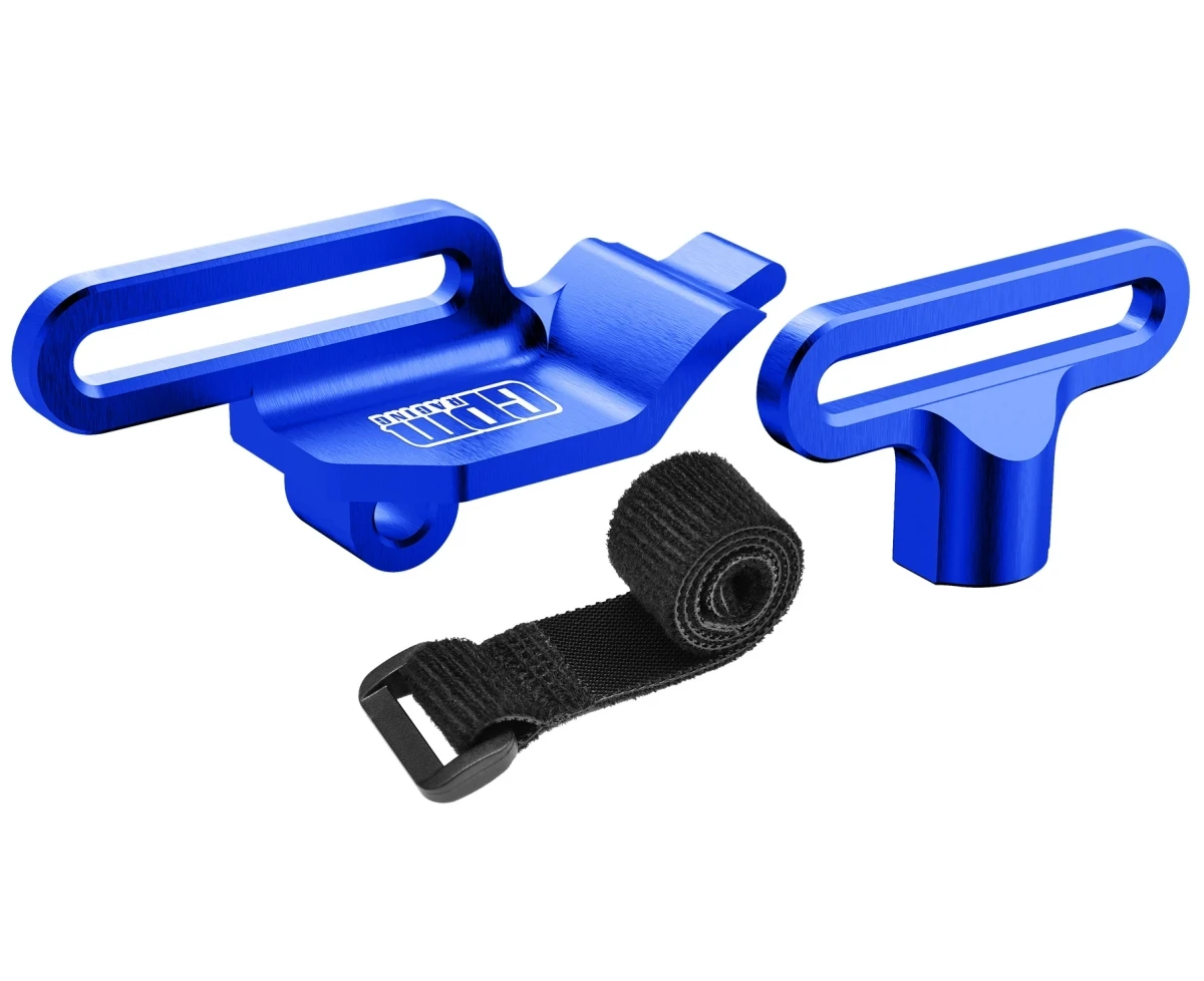 7075 Aluminum Large Capacity Battery Mount Tray with Battery Strap for Traxxas Mini Maxx RC Monster Truck Upgrade Parts