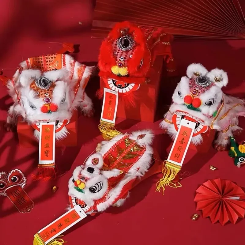 

Puppet Lion Dance Lion Toy Performance Lion Head Prop Doll Figurines & Miniatures