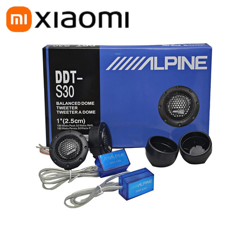 Xiaomi DDT-S30 Car Tweeter Car Audio Silk Film for Car Modification 180W High-Pitched Audio Loudspeaker Car Audio Modification