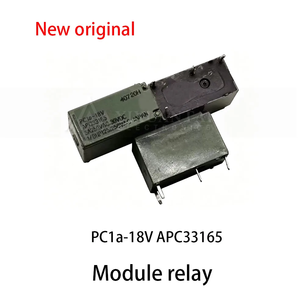 (10pcs) 100% New relay PC1a-18V APC33165 5A250VAC30VDC 4-pin module relay