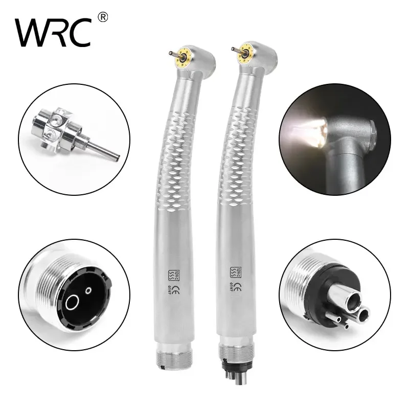 Dental High Speed 5 Led light Air Turbina Cartridge Rotor Water Sprays Handpiece 2/4 Holes Dental equipment