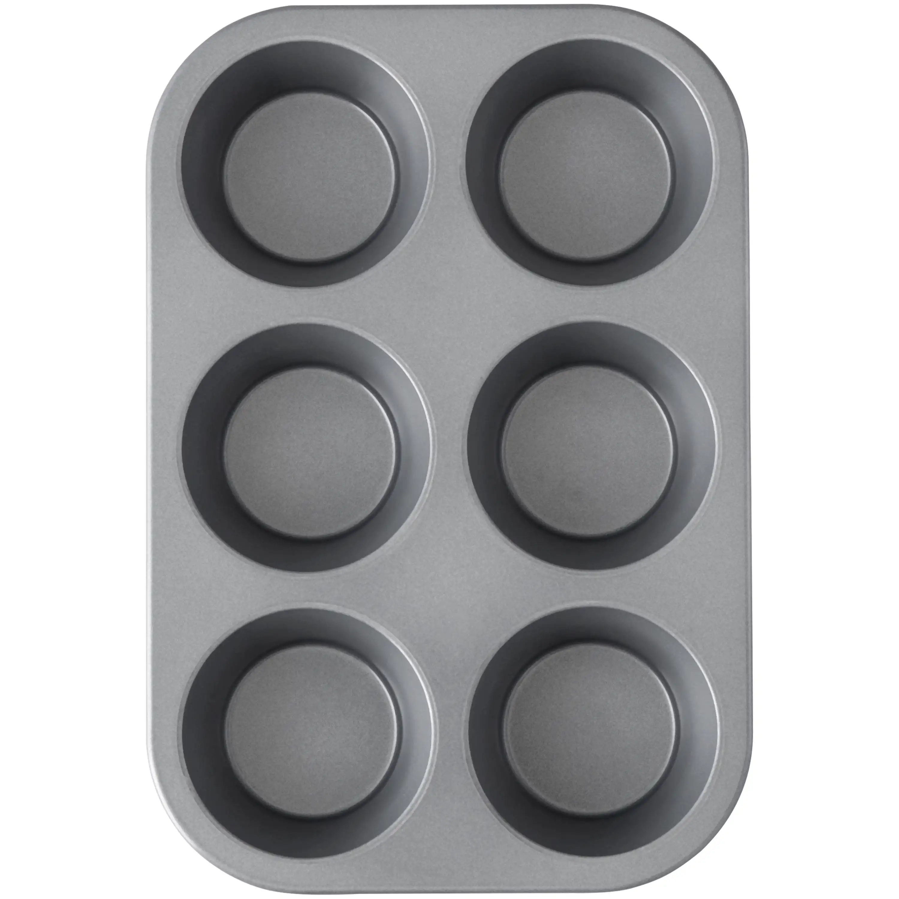 

Форма для маффинов Bake It Simply с антипригарным покрытием, 6 чашек, размеры 8,5 х 12,5 дюймов