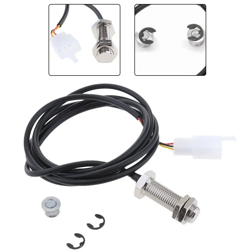 

Parts Odometer Sensor Cable With 2 Magnets Digital Fittings Magnet Motorcycle Replacement Speedometer 3-pin Brand New