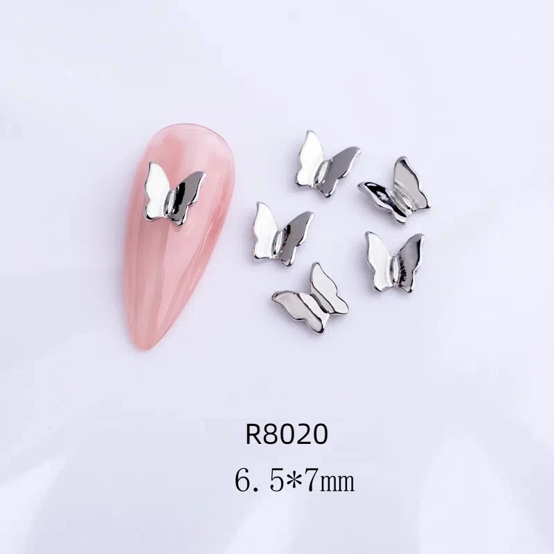 10 sztuk styl japoński 3D stop motylkowe cyrkonie do paznokci ze wstążką Decor śliczne Bowknot akcesoria do paznokci dekoracje do Manicure