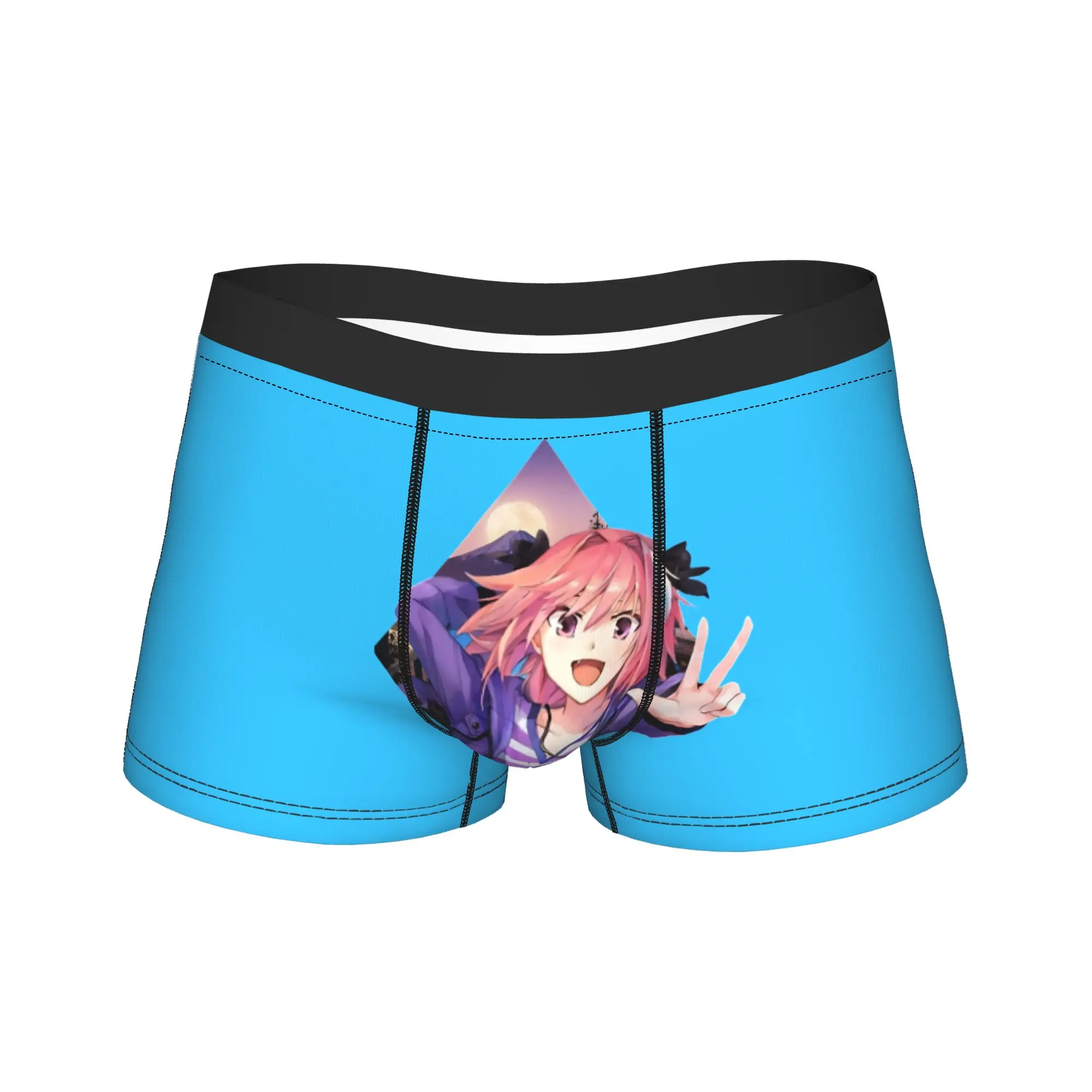 

Fate Astolfo Underwear Male Panties Design Comfortable Trunk Trenky Shorts Briefs Big Size