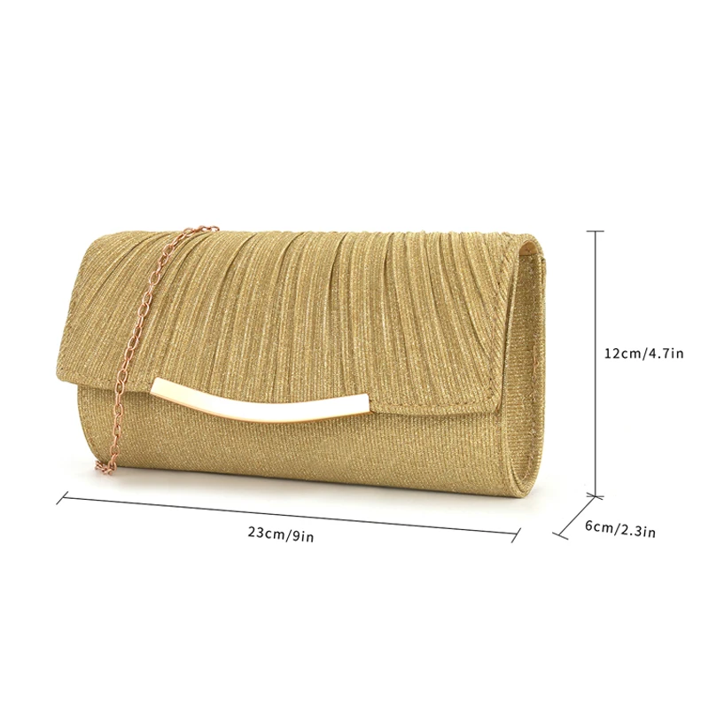 Sparkly  Evening Bag Elegant Ladies Bling Clutch Purse for Bridal Formal Events​