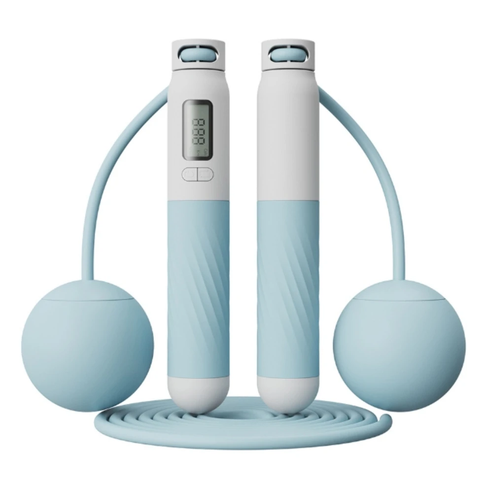 

Pilates Board Weighted Skipping Rope Fitness Ropeless Jump Rope With CounterSmart Cordless Counting Skipping Rope For Fitness