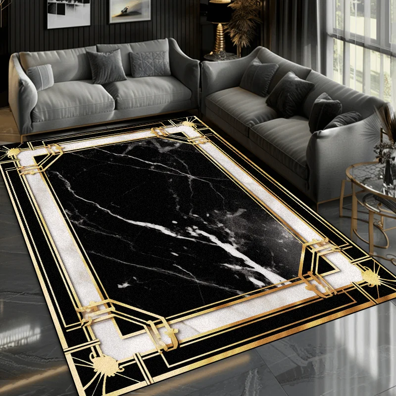 Modern Home Abstract Carpets Living Room Decoration Luxury Carpet Hall Decor Sofa Floor Mat Bedroom Cloakroom Hallway Large Rugs