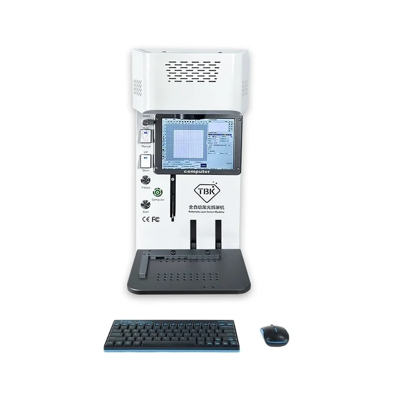 LY TBK 958B オートフォーカスLCDレーザーマシン 6W iPhone背面ガラスフレーム分離彫刻機内蔵コンピューター