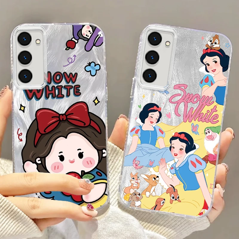 Sneeuwwitte Disney Mode Schattig Voor Samsung S24 S23 S21 Fe Plus Ultra A03 A25 A23 A22 A 21S A15 A14 A12 5G Veer Garen Tpu