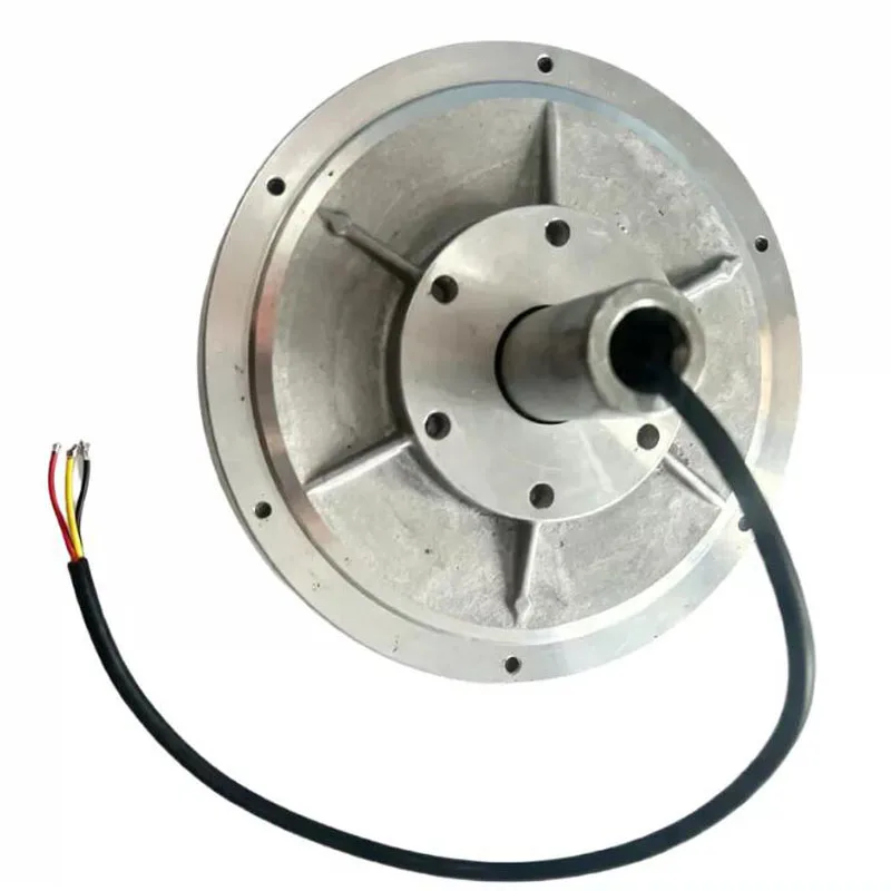 300W 12V/24V DC Low‑Speed Outer Rotor Coreless Disc‑Type Alternator Permanent Magnet For Wind Hydro Power Generation Job