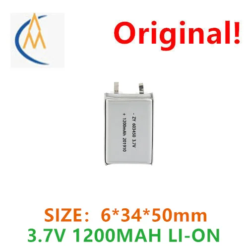 Acheter plus, batterie au lithium polymère 3.7V, 603450/1200mAh, pour casque Bluetooth, pas cher