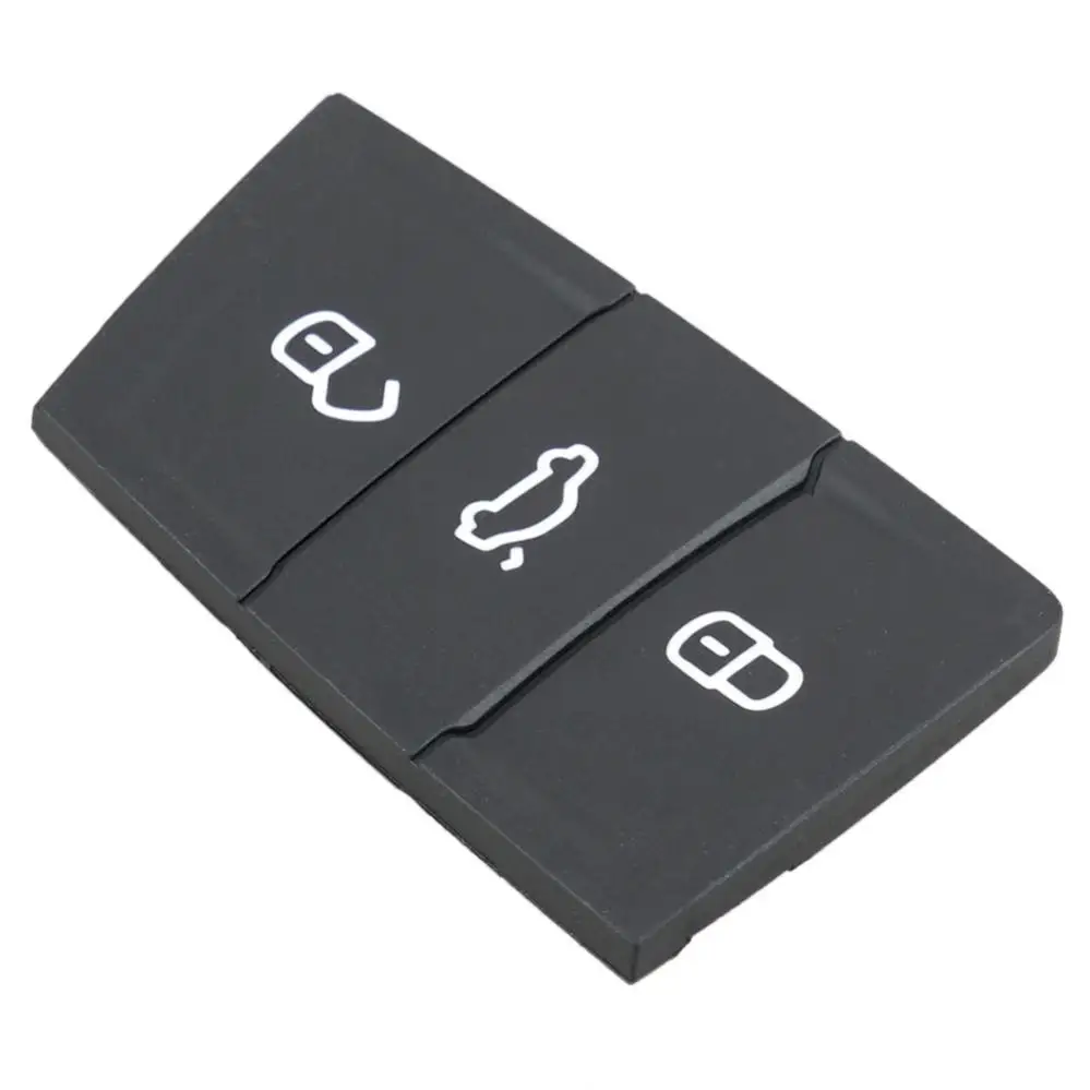 3-przyciskowa gumowa obudowa kluczyka samochodowego typu flip, pasująca do Volkswagen Golf Skoda Octavia Seat Leon Ibiza, zamiennik obudowy kluczyka.