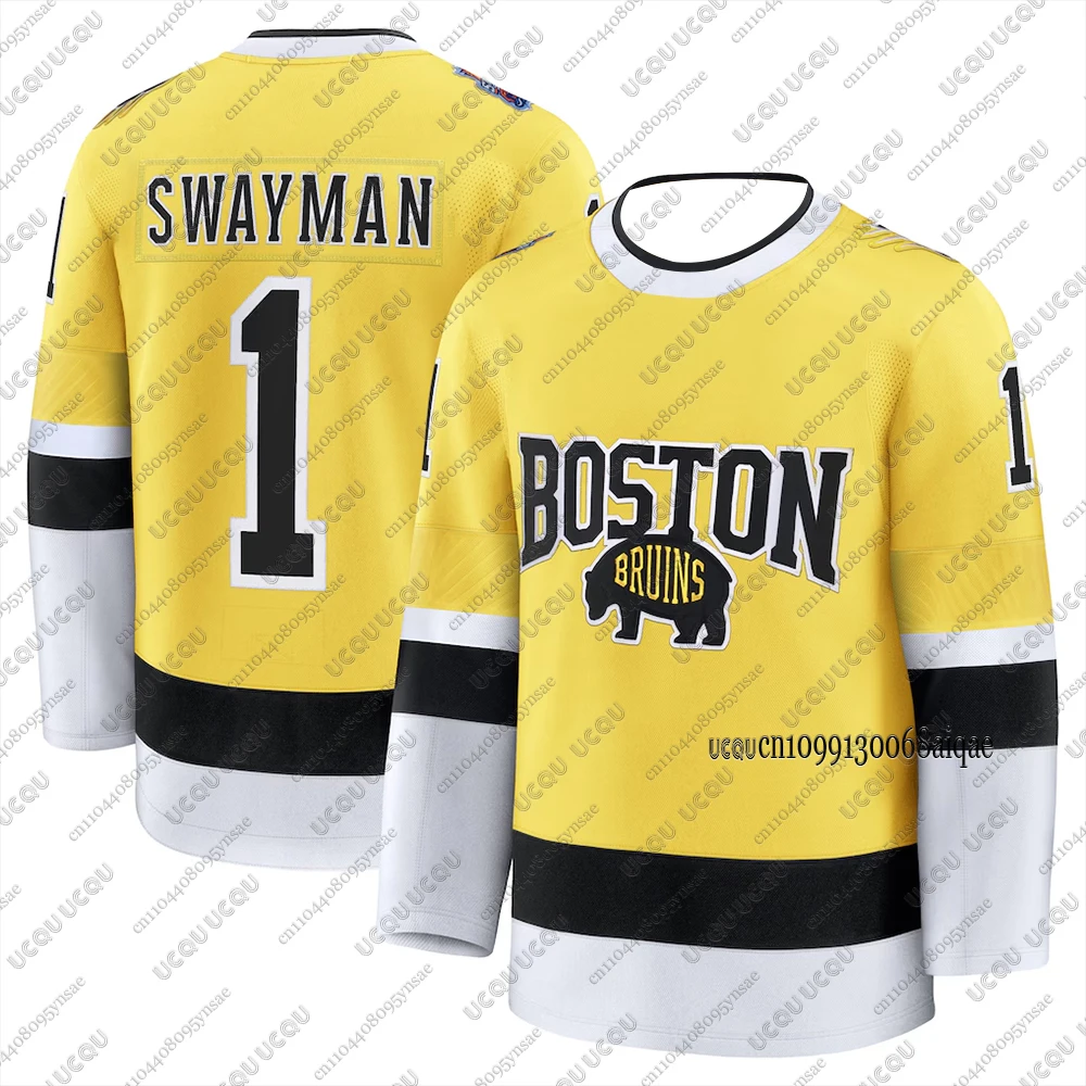 Herbst Winter Neue Eishockey-Trikots für Herren Boston Bruins Eishockey-Trikots Freizeit-Sport-Langarm-T-Shirts Damen Herren Trikots – Detail 13