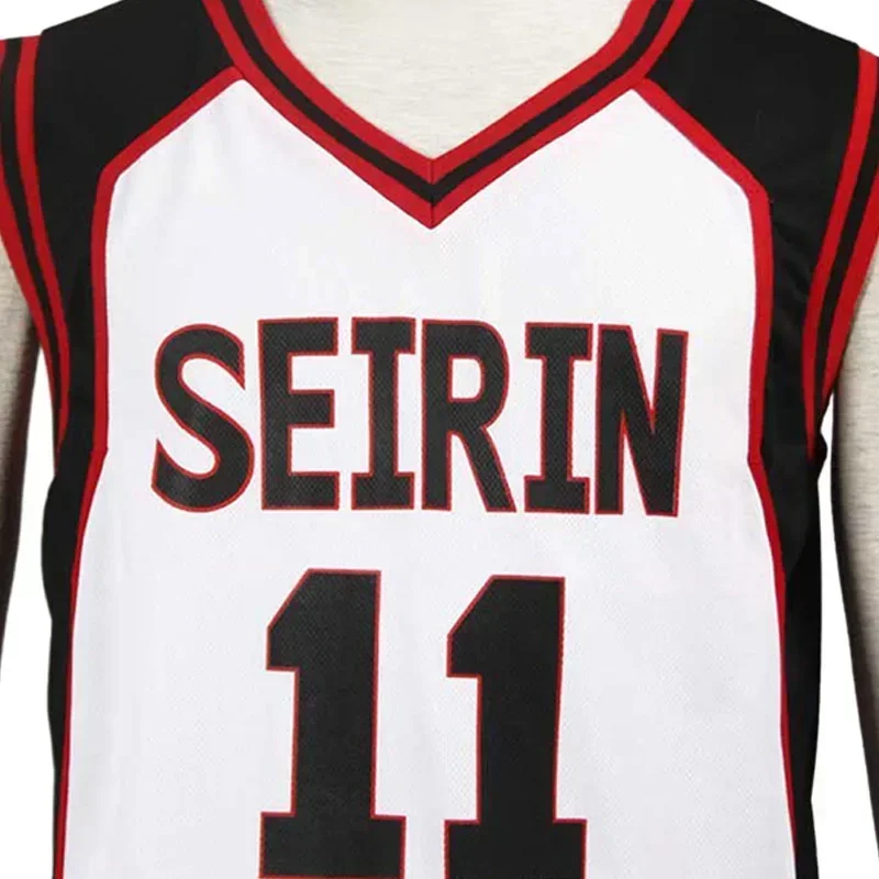 Kuroko Tetsuya Cosplay Costume Anime Kuroko\'s Basket Ball Cosplay Costume Wig High School No.11 Vest Basketball Jersey