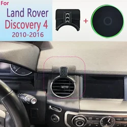 Magnetic Car Phone Holder for Land Rover Discovery 4 2010 2011 2012 2013- 2016 15W Wireless Charging Phone Stand