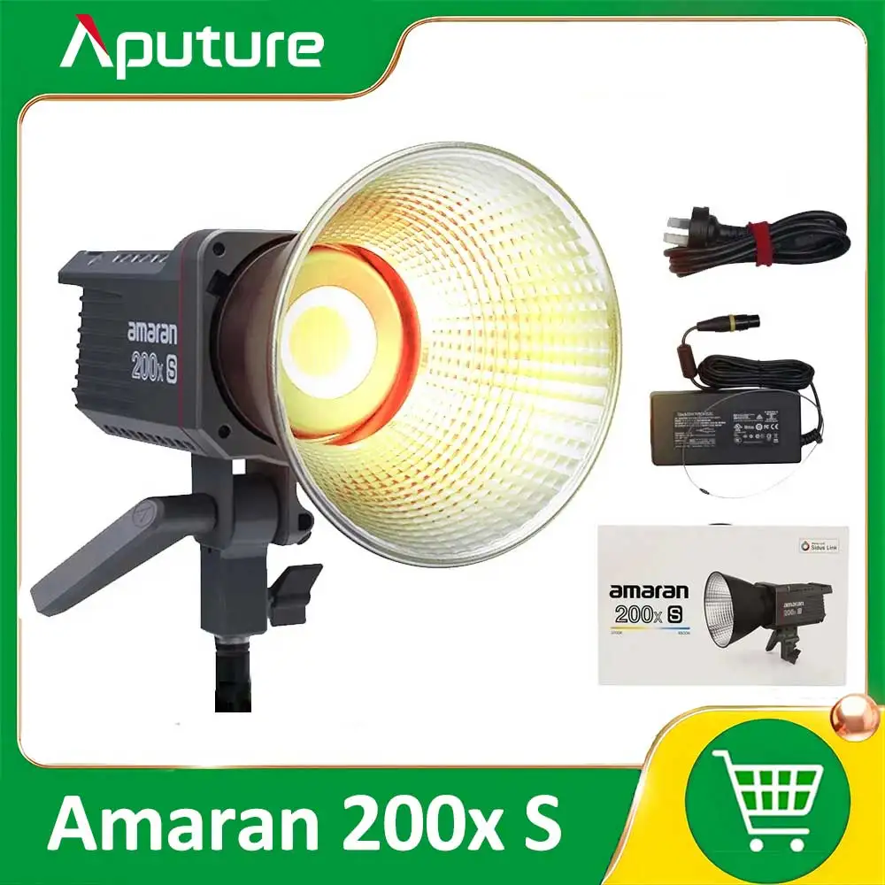 

【DO BRASIL】Aputure Amaran 200x S Video Light 200w Bi-color COB LED Light Bluethooth App Control for Film Recording Outdoor Shoot