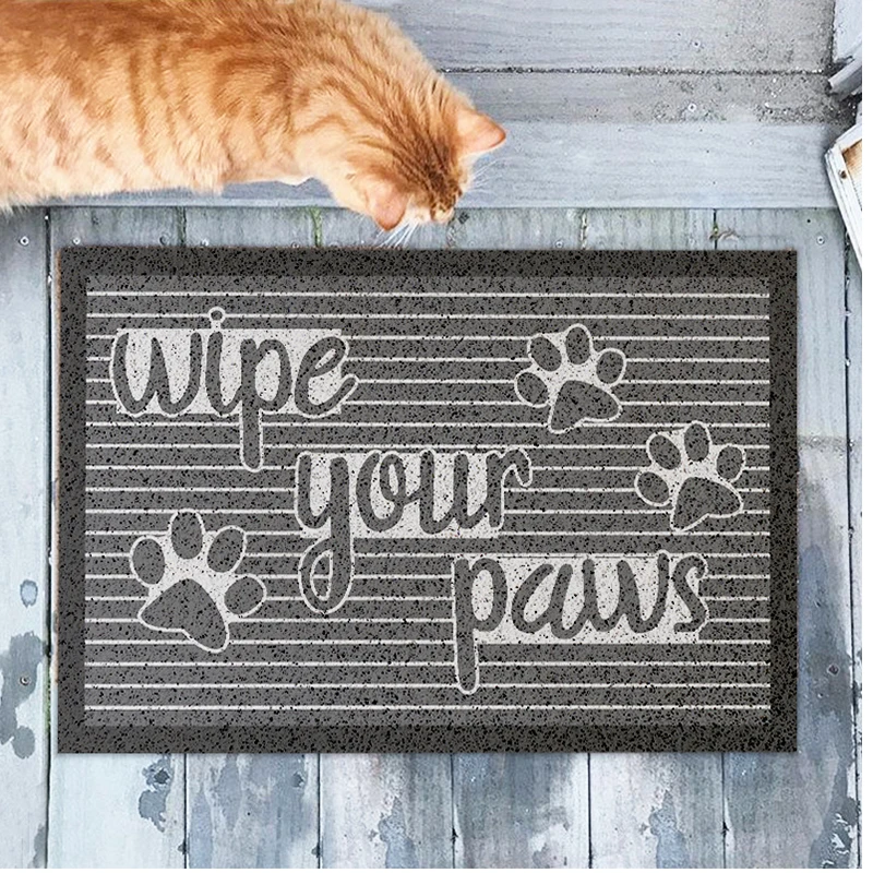 PVC Mats Silk Loop Entrance Door Mat Anti-Slip Kitchen Bathroom Home Hotel Floor Carpet Indoor Outdoor Doormats