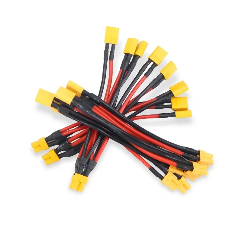 High quality 1PCS XT30 XT-30 Female / Male Parallel cable wire Y lead 16AWG 10CM Battery Charger Cable For Rc Drone Car Battery