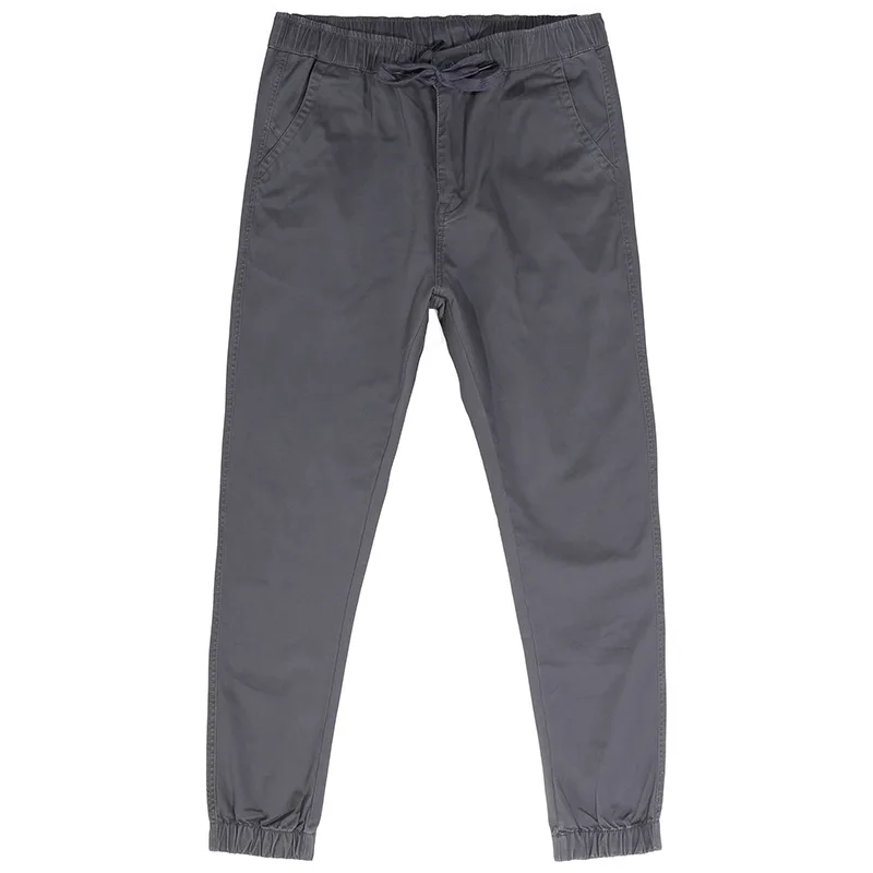 

2024 Spring Festival New Fashionable Gray Stretch Slim-Fitting Ankle-Tied Overalls Men's Outdoor Tapered Casual Pants