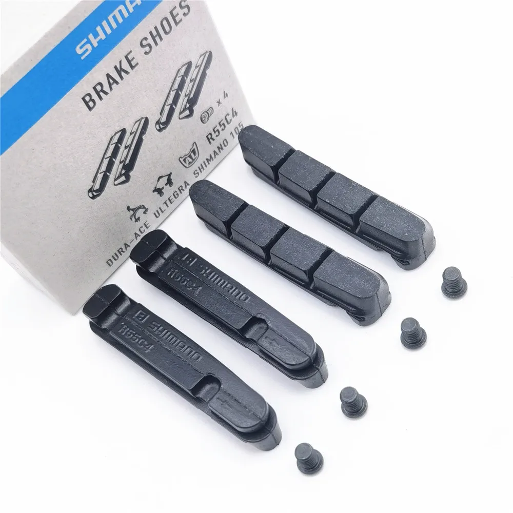 SHIMANO R55C4 Road Bike Brake Shoes For Aluminium Alloy&Carbon Rims Dura-Ace/Ultegra/105
