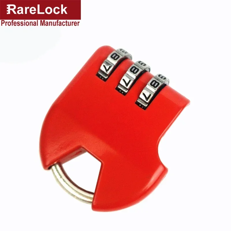 3 Digit Combination Padlock Password Lock for Suitcase Bag Luggage Box Diary Handbag Rarelock A