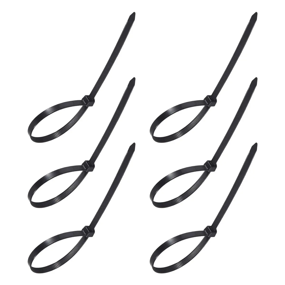 (N21R] 100 Pack Cable Zip Ties Heavy Duty 12 Inch, 7.6mm Strong Plastic Wire Ties with 70Kg Tensile Strength, UV
