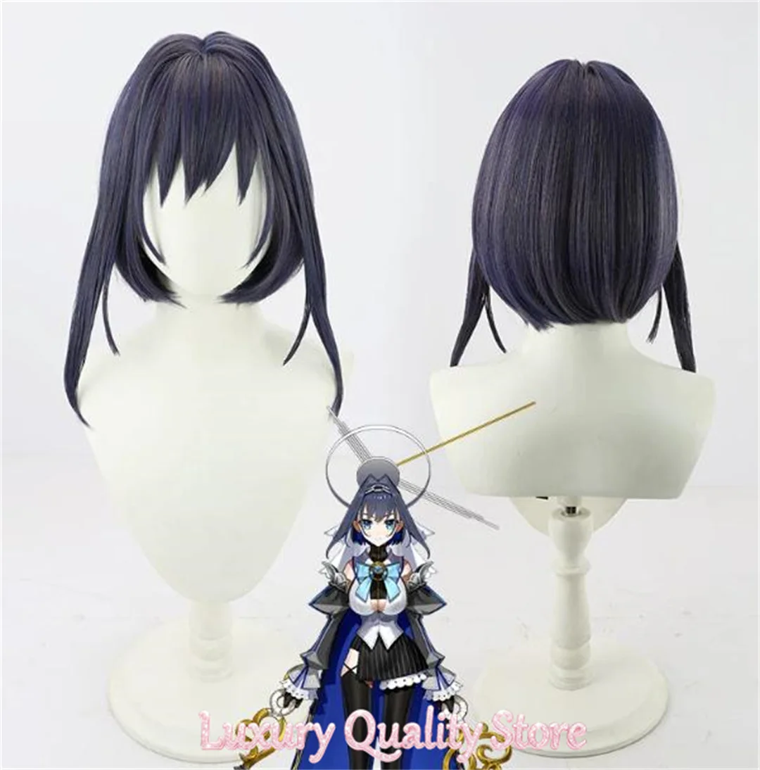 Cosplay Hololive VTuber Ouro Kronii Wig Anime game party wig heat-resistant synthetic wig
