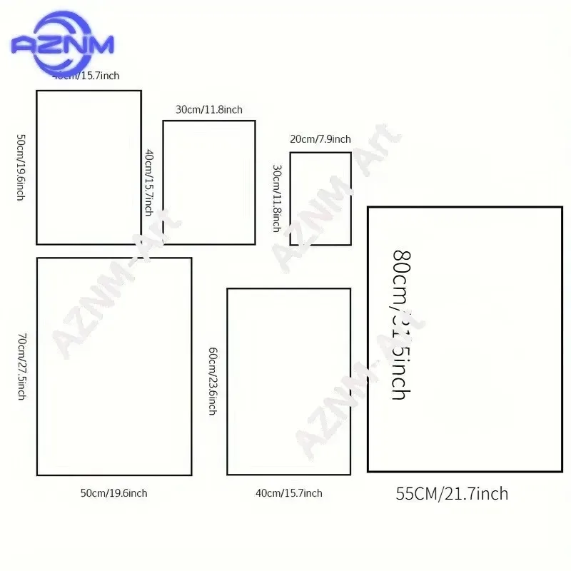 1pc Anime Peripheral Naruto Canvas Frameless Poster Room Wall Dormitory Background Home Decoration