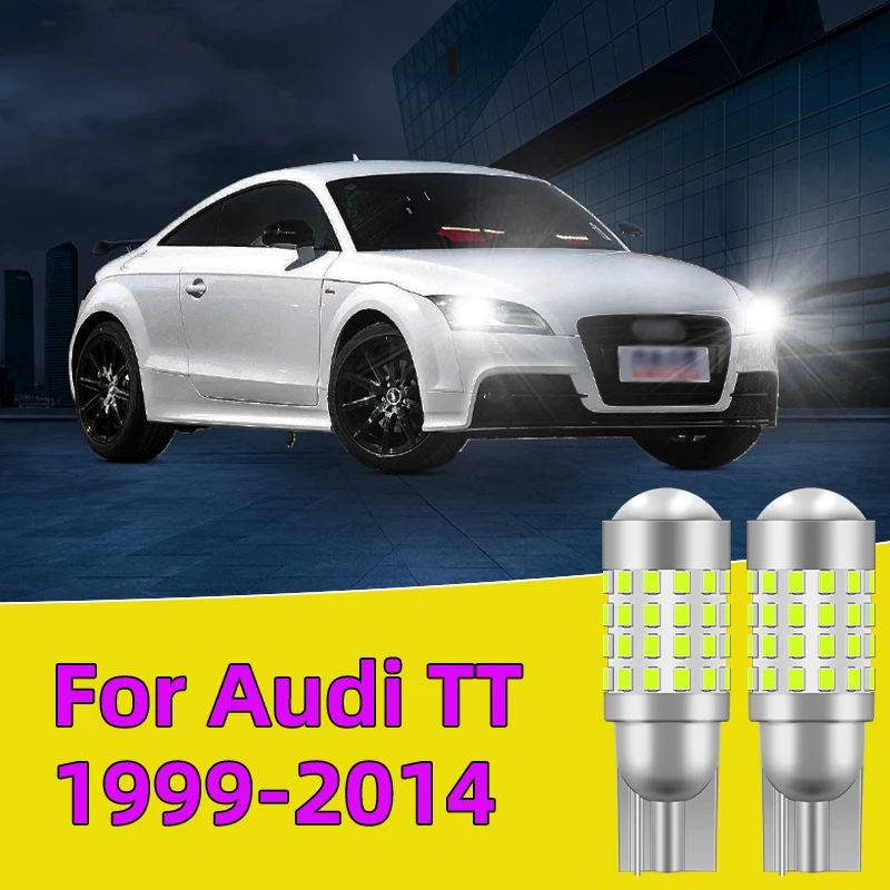 

2PCS For Audi TT 1999-2014 Clearance Light side marker position Signal Lamp width light 12V24V Car T10 Led Traffic Bulb White