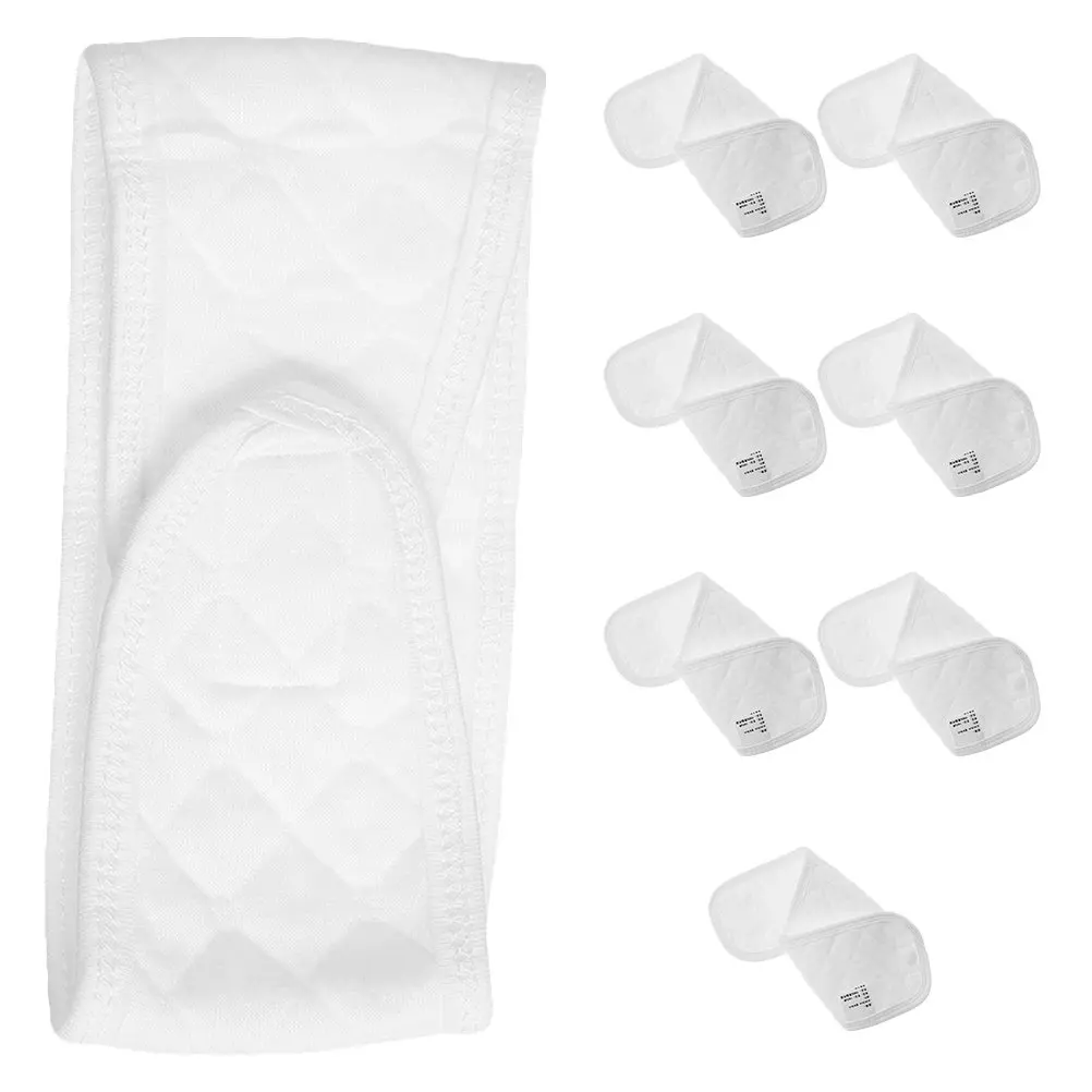 8Pcs Reusable Baby Belly Wrap For Newborn Boy Button Double Layer Cotton Band Umbilical Cord Belt Easy