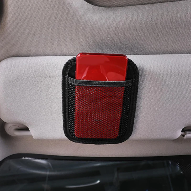 Car Seat Mesh Storage Pocket, Versatile Auto Organizer for Phone, Keys & Small Items